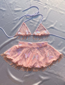 Sharpay Transparent Blush Pink set